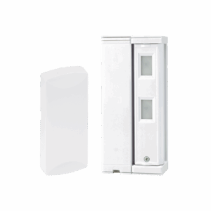 Sensor de Movimiento  Inalambrico/ Tipo Cortina / Ajuste de detección 2m o 5m / 100% Exterior / Inalámbrico / Incluye transmisor SFWST232 para paneles Honeywell / Proteja fachadas, puertas, ventanas, balcones y mas!