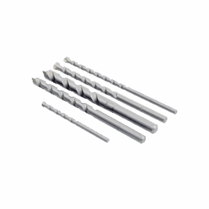 Juego de 5 Pzas. de Broca para Concreto, Zanco Recto (3/16″, 1/4″, 5/16″, 3/8″ y 1/2″).