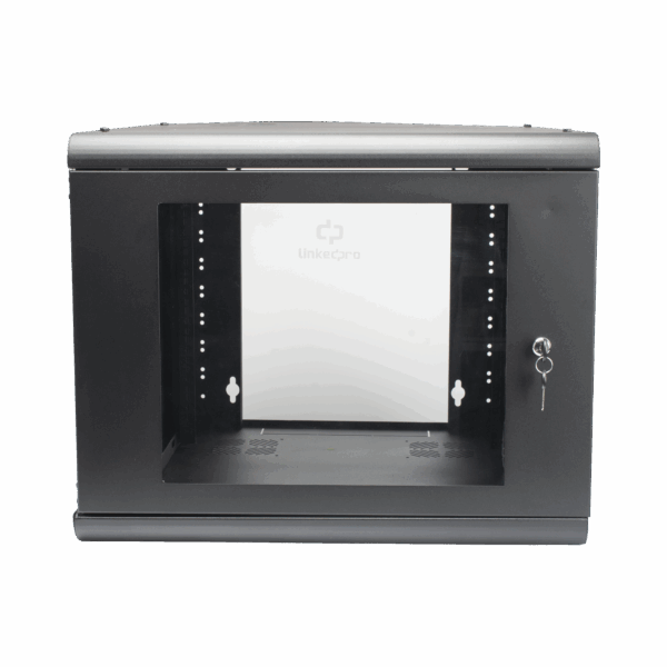 Gabinete de Pared 9U de 635 mm de Profundidad, Rack de 19'' en Acero Reforzado: Compacto y Resistente para Soluciones Profesionales
