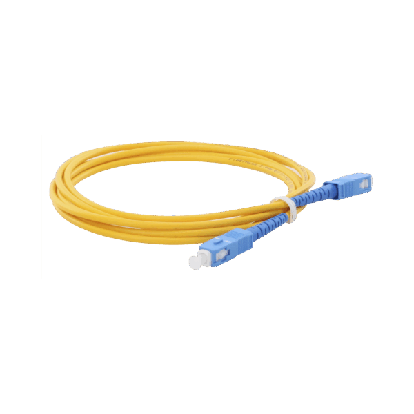 Jumper de Fibra Óptica Monomodo SC/UPC-SC/UPC Simplex de 2 metros,  3mm