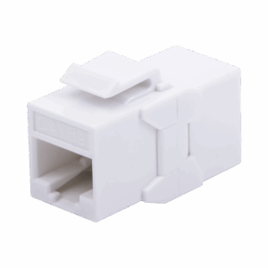 Acoplador UTP Cat6A hembra RJ45 a RJ45 hembra Color Blanco