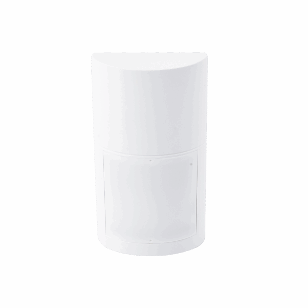 Detector de Movimiento Pasivo / Altura de montaje 0.8m a 2.7 m  ajustable / Estándar Cableado / 100% Exterior / Compatible con cualquier panel de alarma
