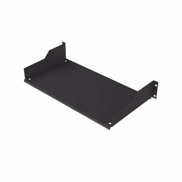 Charola para Rack de 19" de 2 postes, 23.5 cm de Profundidad, 2 Unidades de rack