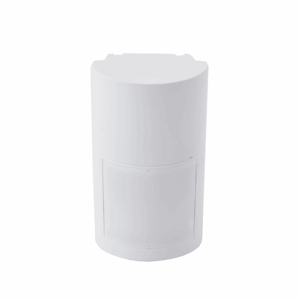 Detector de Movimiento Pasivo / Inalambrico (alimentación) / Altura de montaje 0.8m a 2.7 m  ajustable  / 100% Exterior / Compatible con cualquier panel de alarma