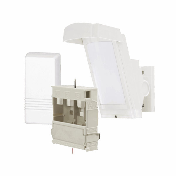 Detector de Movimiento PIR Antimascara / 100% Exterior /  Inalámbrico / Hasta 12 metros a 85°; de cobertura/ Instalación a 3 metros / Incluye transmisor 5816 para paneles Honeywell