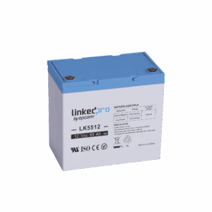 Batería 12 V / 55 Ah / UL / Tecnología AGM / Vida útil promedio de 5 años / Para uso en equipo electrónico, Alarmas de Intrusión / Incendio/ Control de acceso / Video Vigilancia / T2