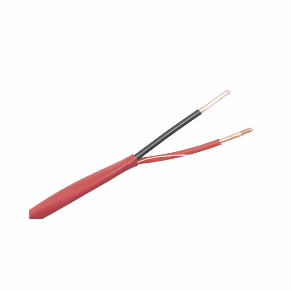 Alambre de Alarma contra Incendios - Bobina de 305 Metros: 2 x 18 AWG, Rojo, Tipo FPLR, (UL) FT4, Ideal para Sistemas de Detección y Evacuación de Incendios