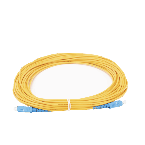 Jumper de Fibra Óptica Monomodo SC/UPC-SC/UPC Simplex de 10 metros,  3mm