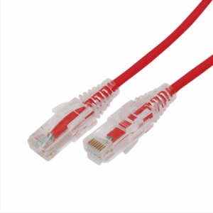 Cable de Parcheo Slim UTP Cat6A – 7 m Rojo, Diámetro R...