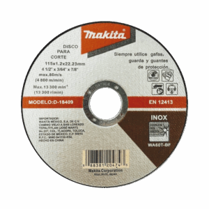 Disco de Corte de 7/8″ de acero inoxidable, diámetro de 4-1/2″