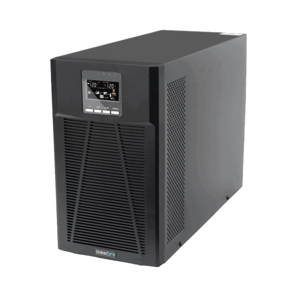 UPS 2000VA/1800W Online Doble Conversión /Pantalla LCD / 4 tomas 5-15R / Regulación de Voltaje / Protección RJ45