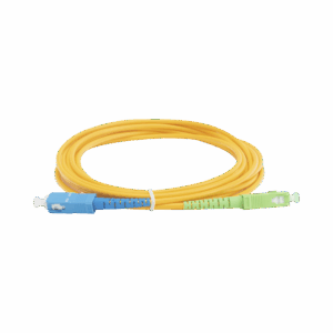 Jumper de Fibra Óptica Monomodo SC/APC-SC/UPC Simplex de 3 m...