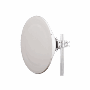 Antena direccional Alto Rendimiento / Parábola profunda para mayor aislamiento al ruido /4 ft / Guía de onda  para radio B5x y C5x / Ganancia de 35 dBi / Soporte de acero inoxidable / Polaridad en 90 ° y 45 ° / Incluye montaje.
