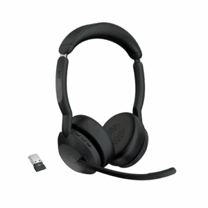 Jabra Evolve2 55, Auricular stereo versión MS, dongle USB-A ...
