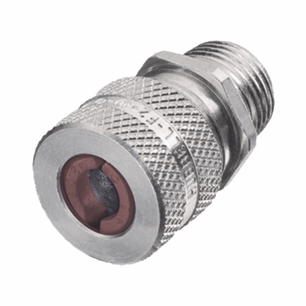 Conector de cable, de aluminio macho recto, .50 - .63 ", 1/2".