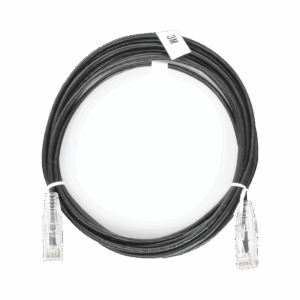 Cable de Parcheo Slim UTP Cat6 – 3 m Negro Diámetro Re...