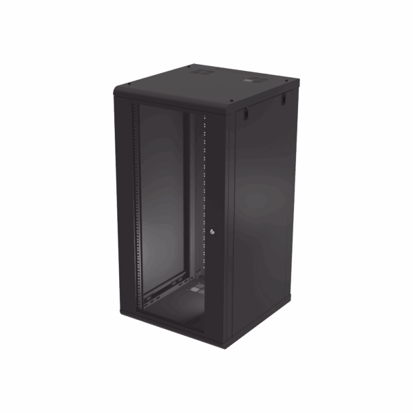 Gabinete de Pared 24U de 635 mm de Profundidad, Rack de 19'' en Acero Reforzado: Compacto y Resistente para Soluciones Profesionales