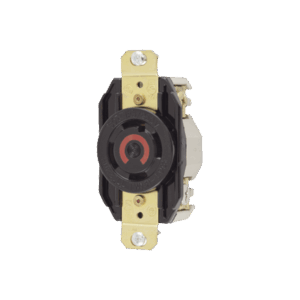 Receptáculo con Bloqueo de Media Vuelta Industrial 30 a 125/250 V CA / 3 Polos 4 Hilos / Nema L14-30R.