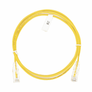 Cable de Parcheo Slim UTP Cat6 – 2 m Amarillo Diámetro...