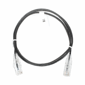 Cable de Parcheo Slim UTP Cat6 – 1 metro, Negro, Diáme...