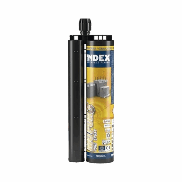 Resina Epoxico Puro 3:1 para Concreto Fisurado y Armado, Taladros Inundados, Vibraciones y Aplicaciones Estructurales / Curado Lento / Para Cargas Sísmicas Categoría C1 y C2 / Contenido 385 ml.