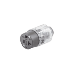 Conector Iluminado 20 A 125 V CA 2 Polos 3 Hilos (Nema 5-20R).