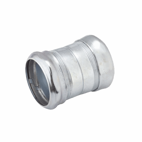 Cople Compresión de Acero Galvanizado para Pared Delgada de 2".