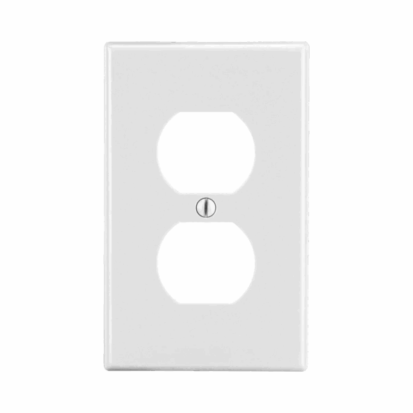 Tapa para Contacto Dúplex Color Blanco.