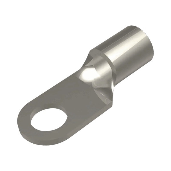 Zapata Terminal de Ojillo para Tornillo 1/4" (6.35 mm)  y Calibre 6 AWG.