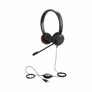Jabra Evolve 30 Duo con conexión USB / 3.5mm, micrófono con ...
