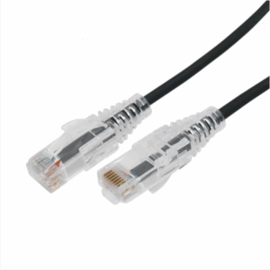Cable de Parcheo Slim UTP Cat6A – 10 m Negro, Diámetro...