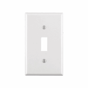 Placa para Interruptor de Palanca / Color Blanco.