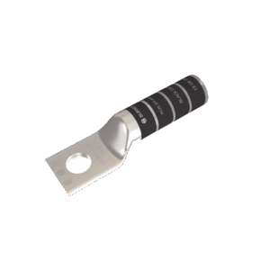 Zapata Terminal Tipo Compresión de Barril Largo para Tornillo de 1/2″  y Cable 2/0 AWG.