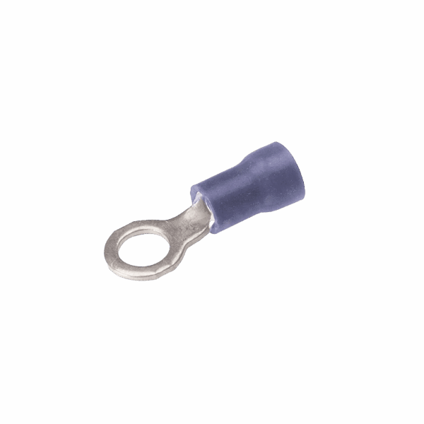 Zapata Terminal de Ojillo  para Tornillo 5/16 in (8 mm) calibre 16-14 AWG con aislamiento de vinilo.