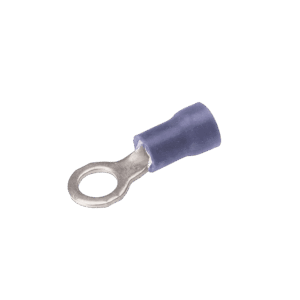 Zapata Terminal de Ojillo  para Tornillo 1/4 in (6 mm) calibre 16-14 AWG con aislamiento de vinilo.