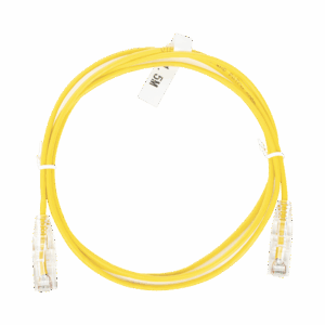Cable de Parcheo Slim UTP Cat6 – 1.5 m Amarillo Diámet...