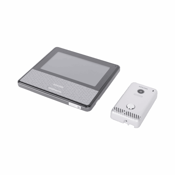 KIT DE VIDEOPORTERO IP COLOR NEGRO / Apertura con app / Súper elegante / Monitor WIFI / soporta 4 monitores y 2 frentes de calle/ Alimentacion 110vca