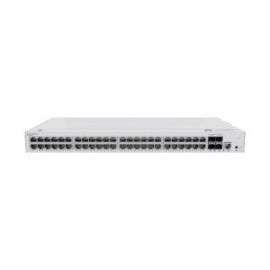 Switch de Distribución/Core Gigabit Administrable PoE Capa 3 / 48 puertos 10/100/1000 Mbps (PoE) / 4 Puertos 1GE SFP Uplink / ERPS / Rutas Estáticas / iStack / PoE Perpetuo / 380W / Administración Nube Gratis