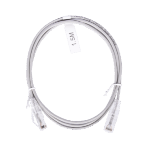 Cable de Parcheo Slim UTP Cat6 – 1.5 m Gris Diámetro R...