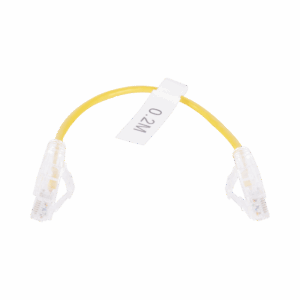 Cable de Parcheo Slim UTP Cat6 – 20 cm Amarillo Diámet...