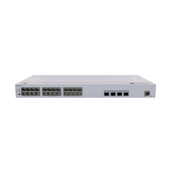 Switch de Distribución/Core Gigabit Administrable PoE Capa 3 / 24 puertos 10/100/1000 Mbps (PoE) / 4 Puertos 10GE SFP+ Uplink / ERPS / Rutas Estáticas / iStack / PoE Perpetuo / 400W / Administración Nube Gratis