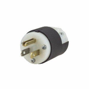 Clavija Entrada Recta/ 15A 125V/ 2 Polos 3 Hilos/ Nema 5-15P/ Grado Industrial- Comercial.