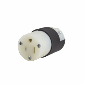 Conector Entrada Recta/ 15A 125V/ 2 Polos 3 Hilos/ Nema 5-15R/ Grado Industrial- Comercial.