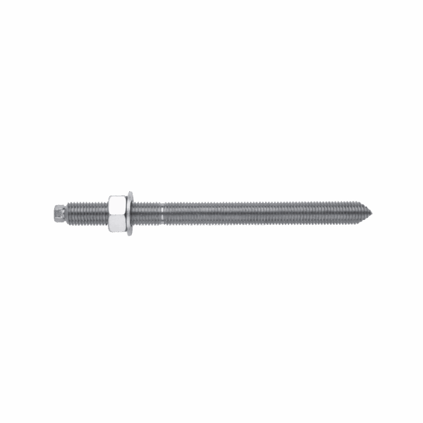 Esparrago químico galvanizado 16 x 190 mm.