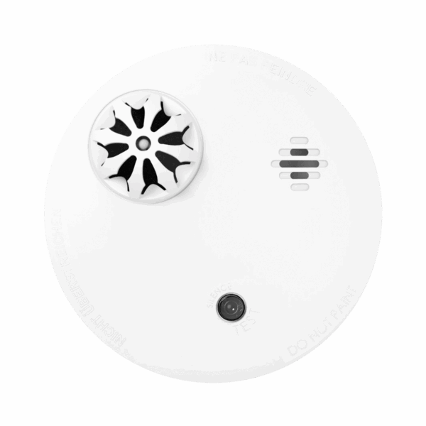 (AX PRO) Detector de Temperatura Inalámbrico para Panel de Alarma HIKVISION / Interior / Soporta Funcionalidad Autónoma / Alerta cuando Excede los 57°C / No compatible con el panel DS-PHA64-LP