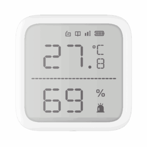 (AX PRO) Detector de Temperatura y Detector de Humedad Inalámbrico / 2.7″ de Tamaño / Uso en Interior / Rango de Detección desde  -35°C hasta 99°C