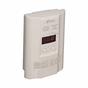 Detector Autónomo de Monóxido de Carbono (CO) y Gases Explosivos (Propano y Metano) | Pantalla Digital | Conexión Directa a 120 VCA | Batería de Respaldo Incluida
