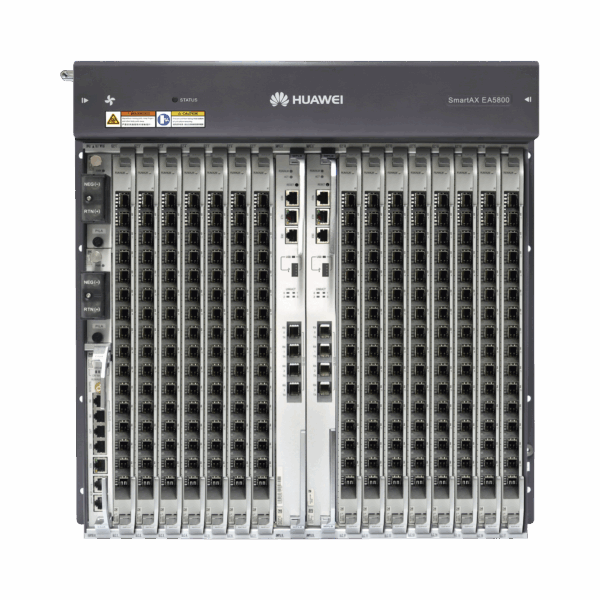 OLT GPON OptiXAccess Carrier Class con 1 tarjeta de 16 puertos GPON, 15 ranuras, 2 Fuentes de alimentación DC, 11 UR