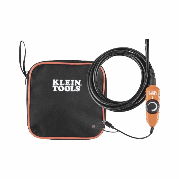 Cámara Boroscopio de Inspección con Conexión para Dispositivos Android®. Cuello de Cisne Blindado de 10' (3 m) y 6 Luces LED