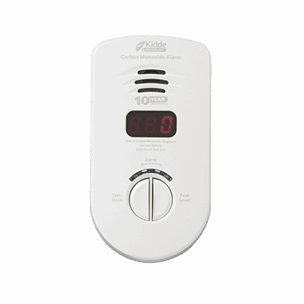 Alarma de Monóxido de Carbono 120 AC | Batería 10 años |  Display | Paquete de 3